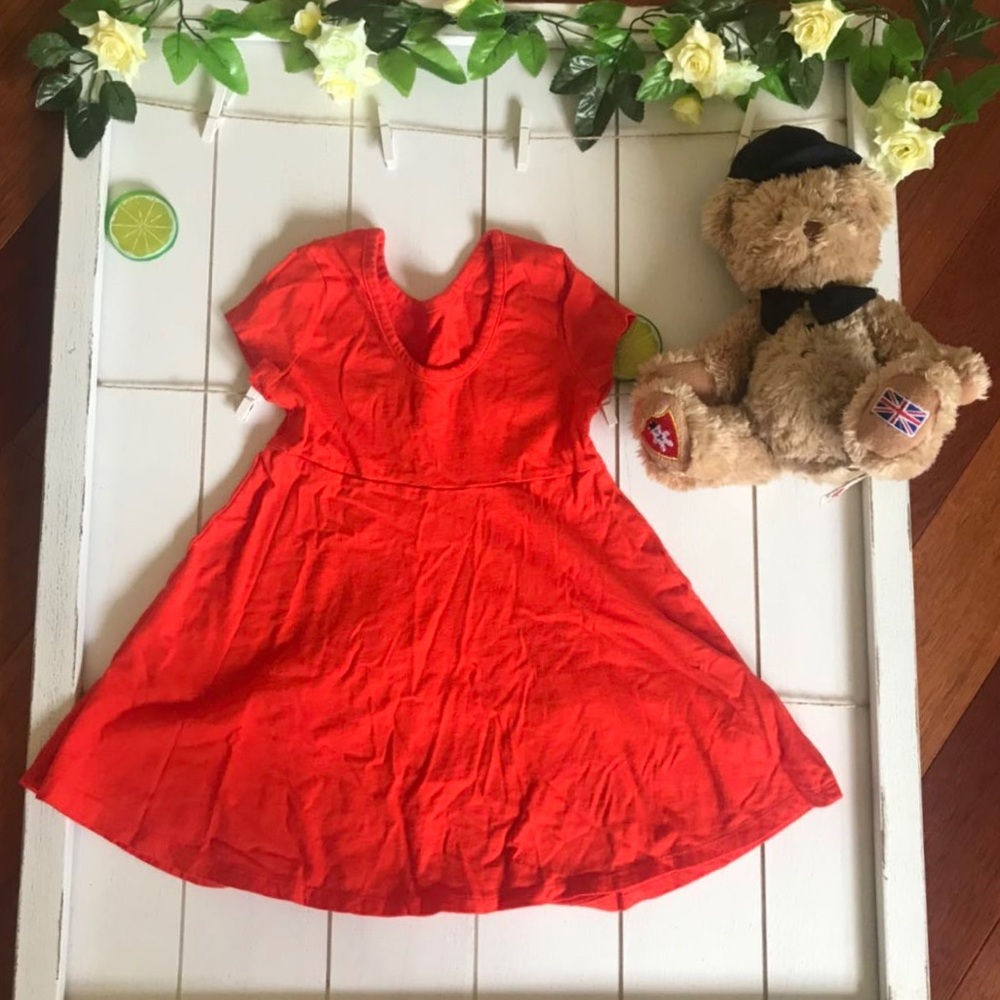 Old Navy Cotton Dress - Orange - EUC/Like New